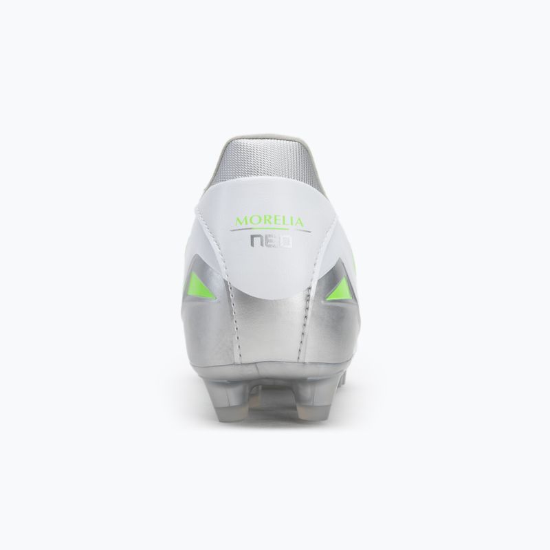 Buty piłkarskie Mizuno Morelia Neo IV Pro Md white/neon green/cool gray 3c 6