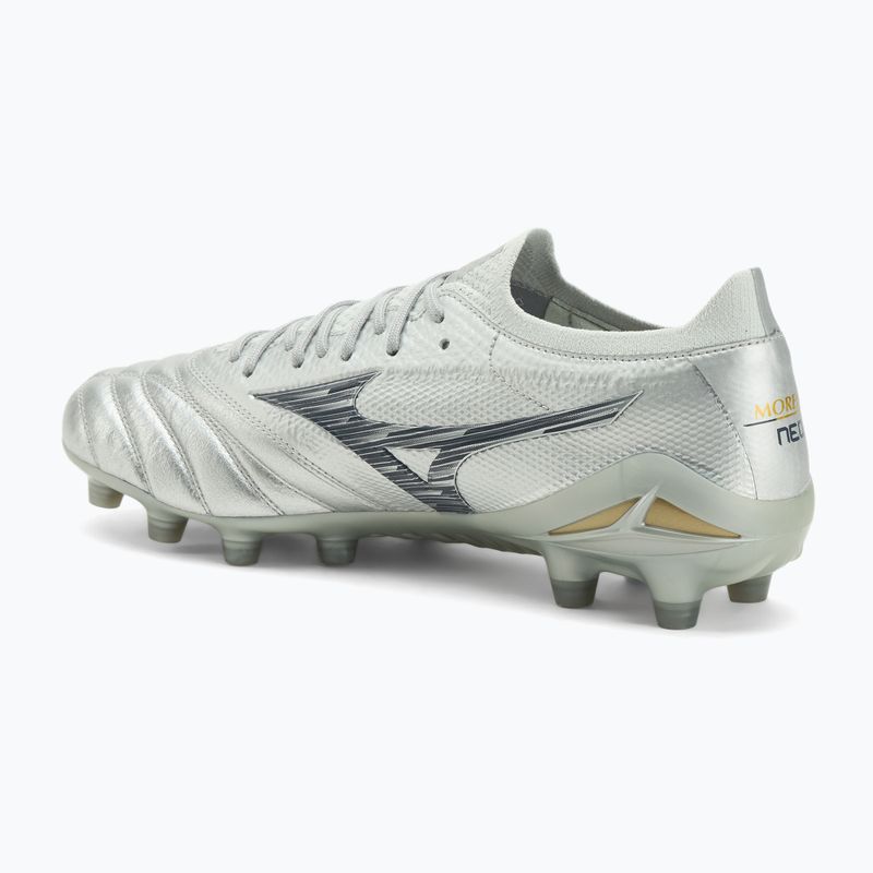 Buty piłkarskie męskie Mizuno Morelia Neo IV β Japan Fg galaxy silver/8605c/coolgray3c 3