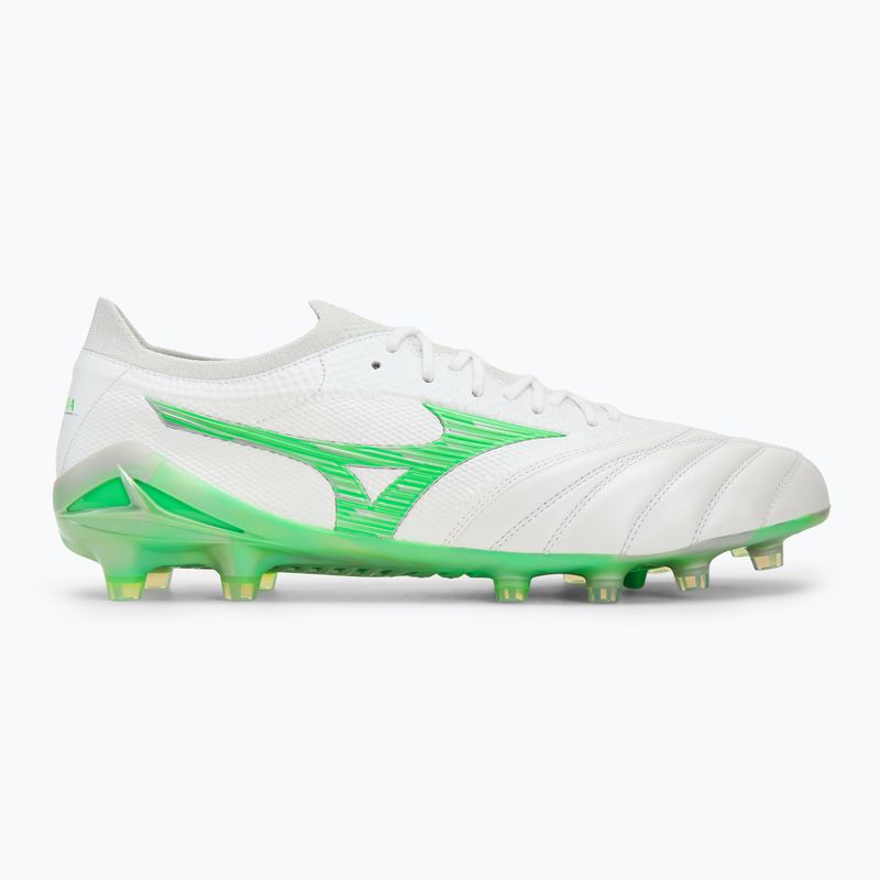 Buty piłkarskie Mizuno Morelia Neo IV β Japan Fg white/neon green/cool gray 3c 2