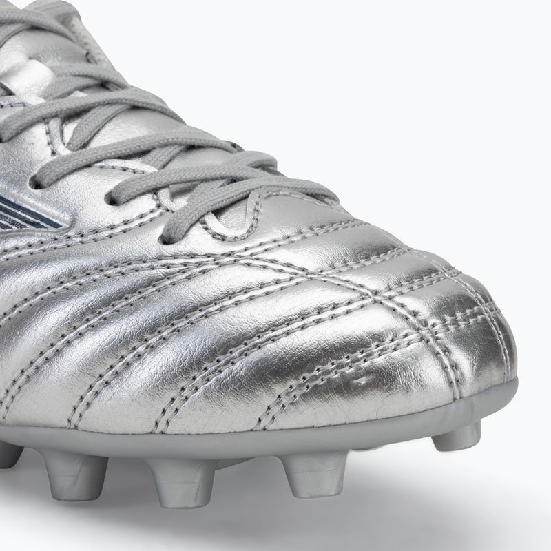 Buty piłkarskie dziecięce Mizuno Monarcida Neo III Select Jr Md galaxy silver/8605 c/gold 7