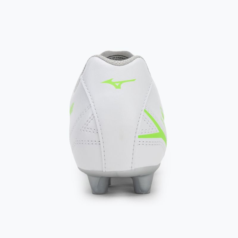 Buty piłkarskie dziecięce Mizuno Monarcida Neo III Select Jr Md white/neon green 6
