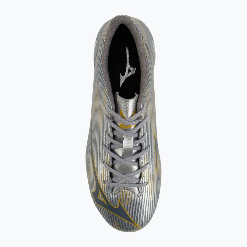 Buty piłkarskie dziecięce Mizuno α II Select Jr Md galaxy silver/8605 c/gold 5
