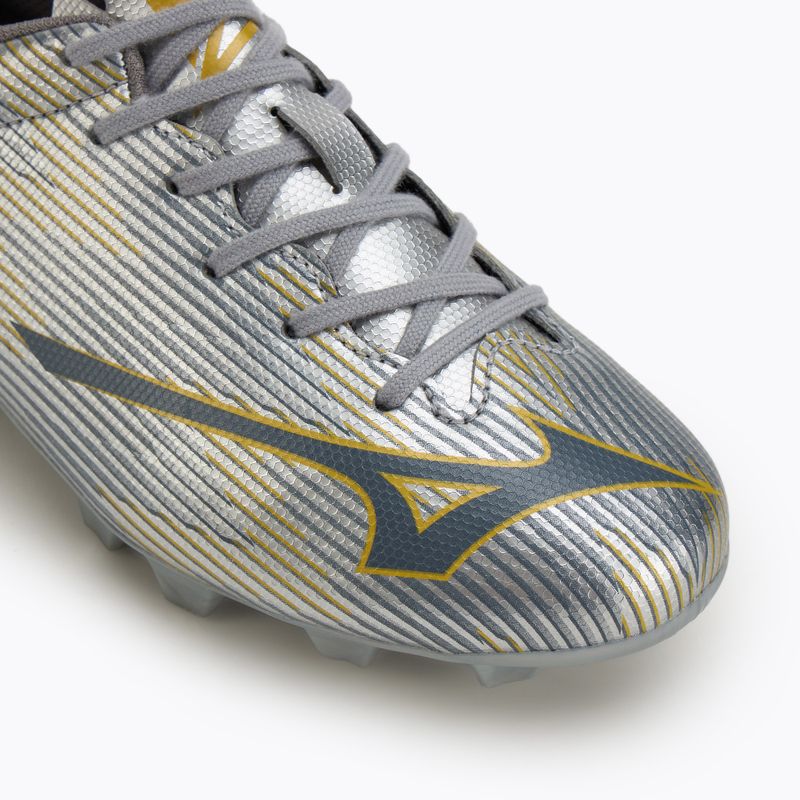 Buty piłkarskie dziecięce Mizuno α II Select Jr Md galaxy silver/8605 c/gold 7