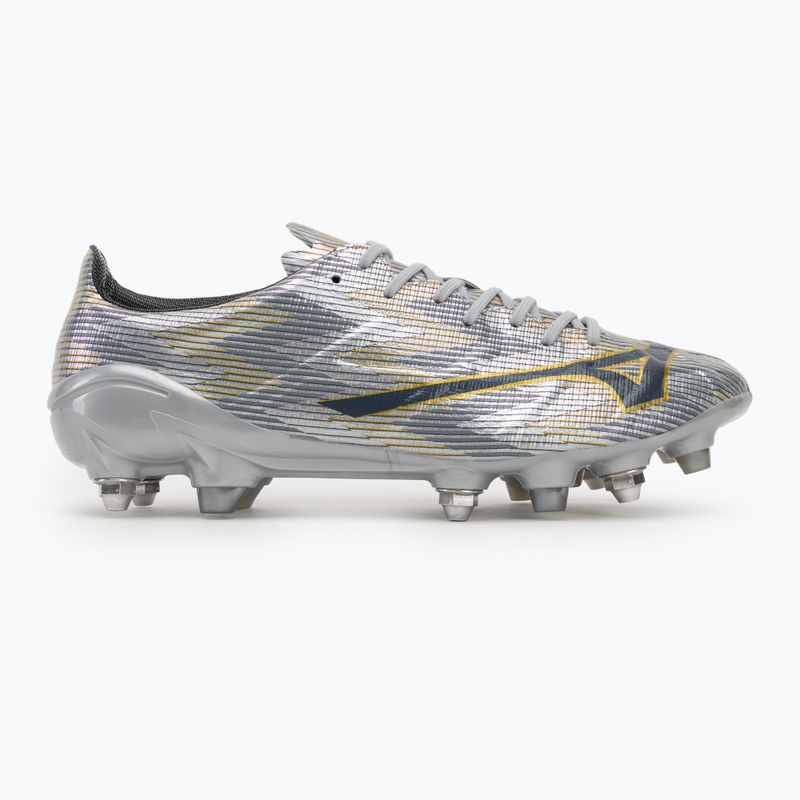 Buty piłkarskie męskie Mizuno α II Japan Mix galaxy silver/8605 c/gold 2