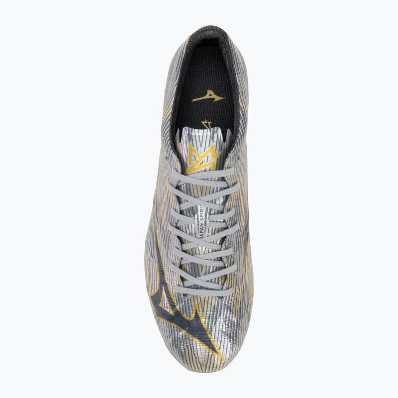 Buty piłkarskie męskie Mizuno α II Japan Mix galaxy silver/8605 c/gold 5