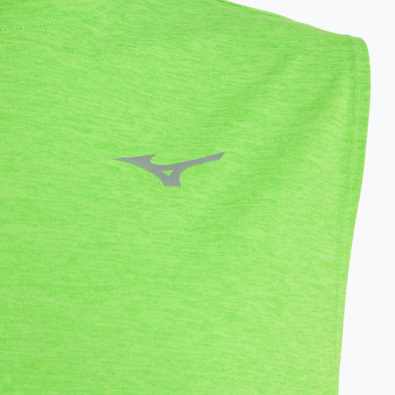 Koszulka do biegania męska Mizuno Impulse Core Sleeveless green gecko 3