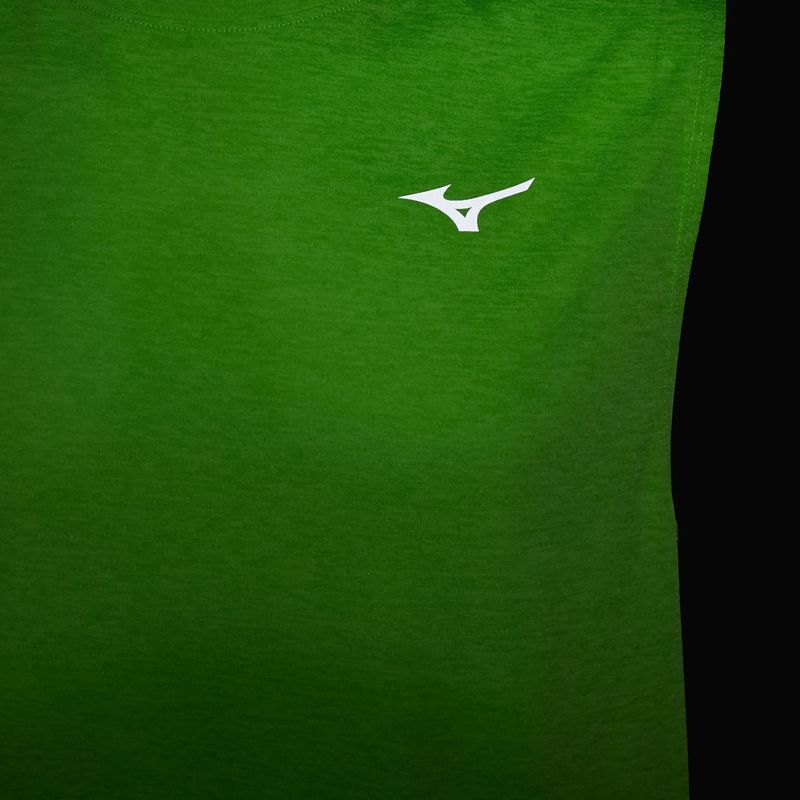 Koszulka do biegania męska Mizuno Impulse Core Sleeveless green gecko 5