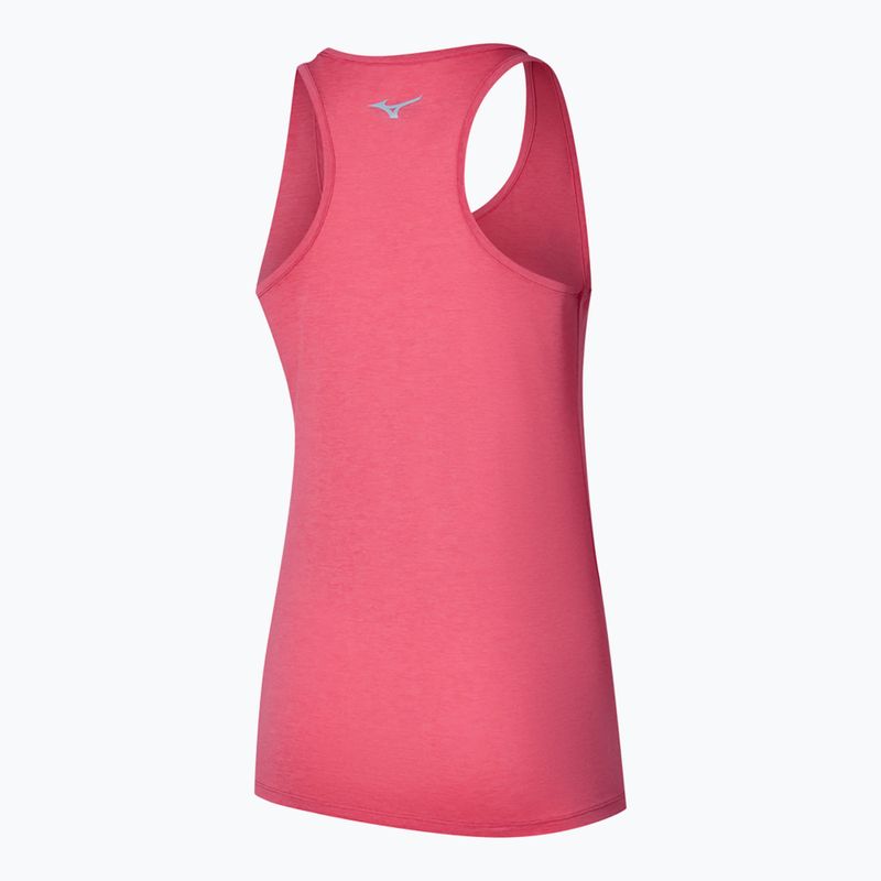 Koszulka do biegania damska Mizuno Impulse Core Tank camellia rose 2