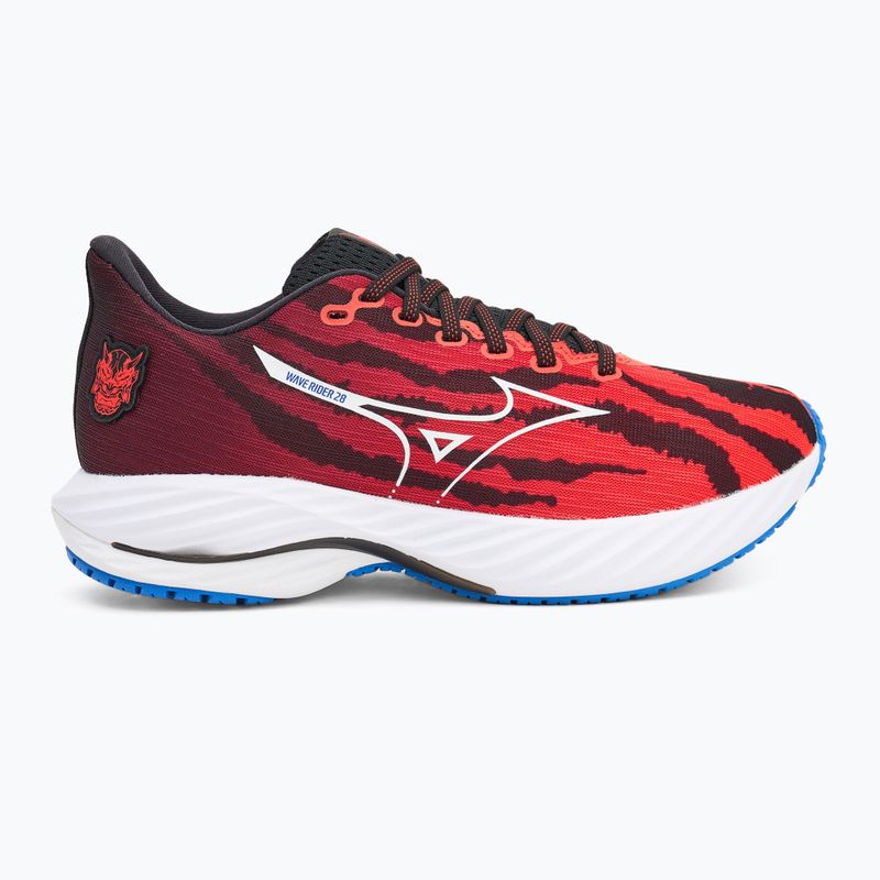 Buty do biegania Mizuno Wave Rider 28 ignition red/white/baseball blue 3