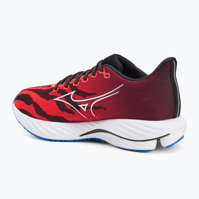 Buty do biegania Mizuno Wave Rider 28 ignition red/white/baseball blue 4