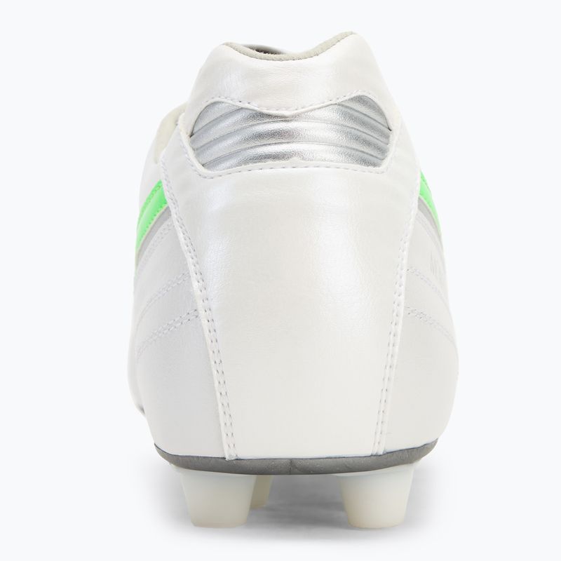 Buty piłkarskie męskie Mizuno Morelia II Elite Md white/neon green/galaxy silver 6