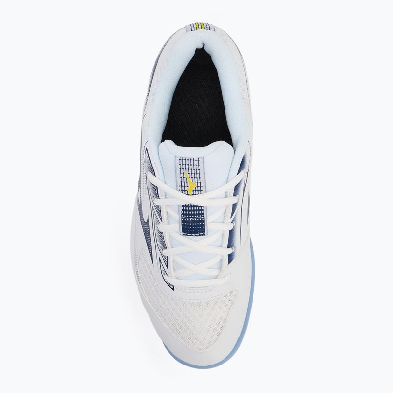 Buty do siatkówki Mizuno Cyclone Speed 5 white/bellwether blue/bel air blue 5