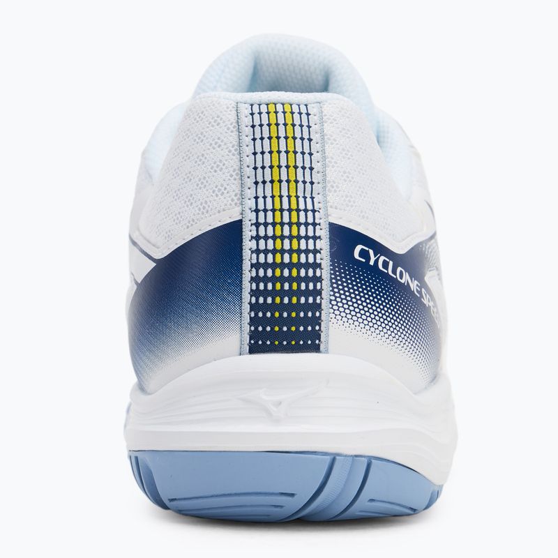 Buty do siatkówki Mizuno Cyclone Speed 5 white/bellwether blue/bel air blue 6