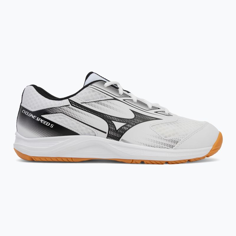 Buty do siatkówki Mizuno Cyclone Speed 5 white/black/chamois 2