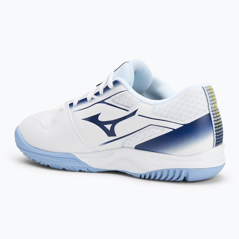 Buty dziecięce Mizuno Stealth Star 3 white/bellwether blue/belairblu 3