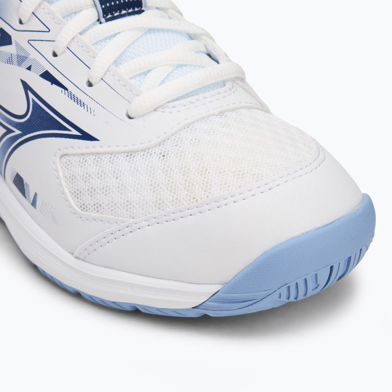 Buty dziecięce Mizuno Stealth Star 3 white/bellwether blue/belairblu 7