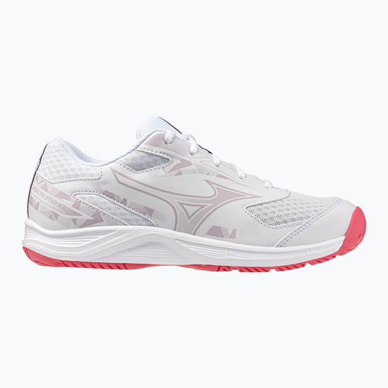 Buty dziecięce Mizuno Stealth Star 3 white/violetindigo/camerlliaros 8