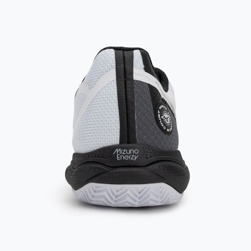 Buty do tenisa męskie Mizuno Wave Enforce Court CC white/ black/ iron gate 6