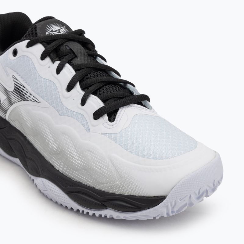 Buty do tenisa męskie Mizuno Wave Enforce Court CC white/ black/ iron gate 7