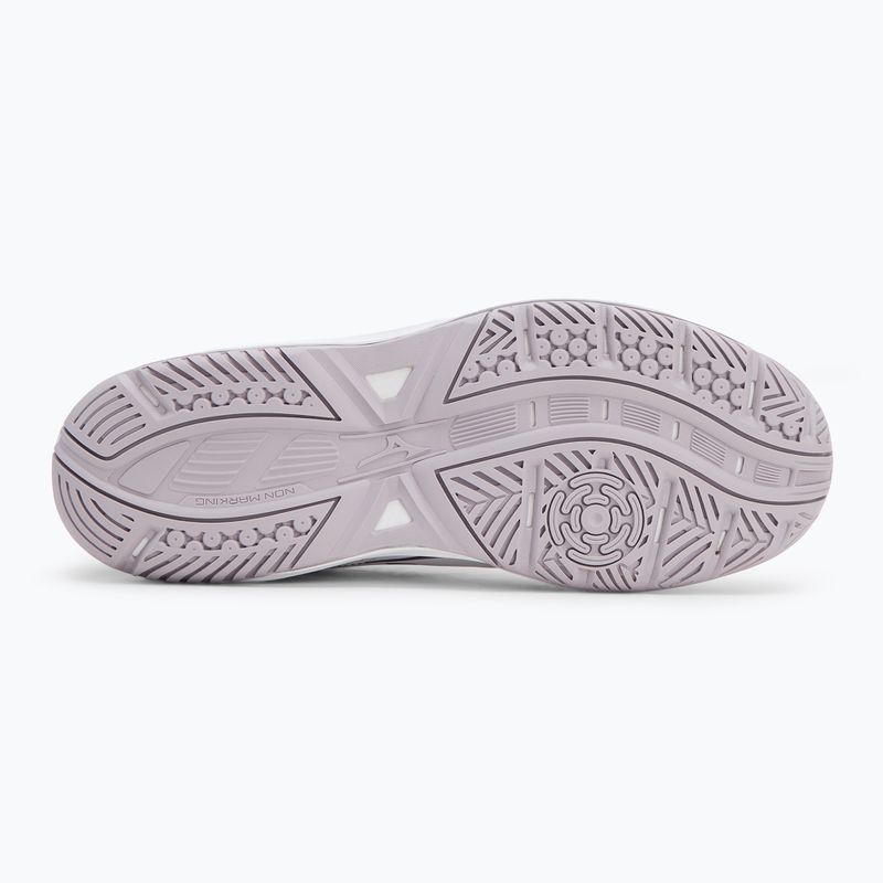 Buty do siatkówki damskie Mizuno Cyclone Speed 5 white/violet indigo/camellia rose 4