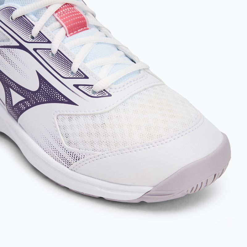 Buty do siatkówki damskie Mizuno Cyclone Speed 5 white/violet indigo/camellia rose 7