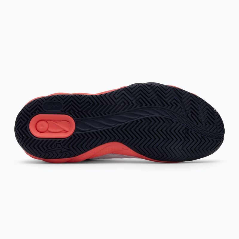 Buty do tenisa męskie Mizuno Wave Enforce Court AC white/baritone blue/calypso coral 4