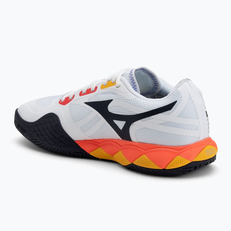 Buty do tenisa Mizuno Wave Enforce Tour 6 AC white/fiery coral 2/citrus 3