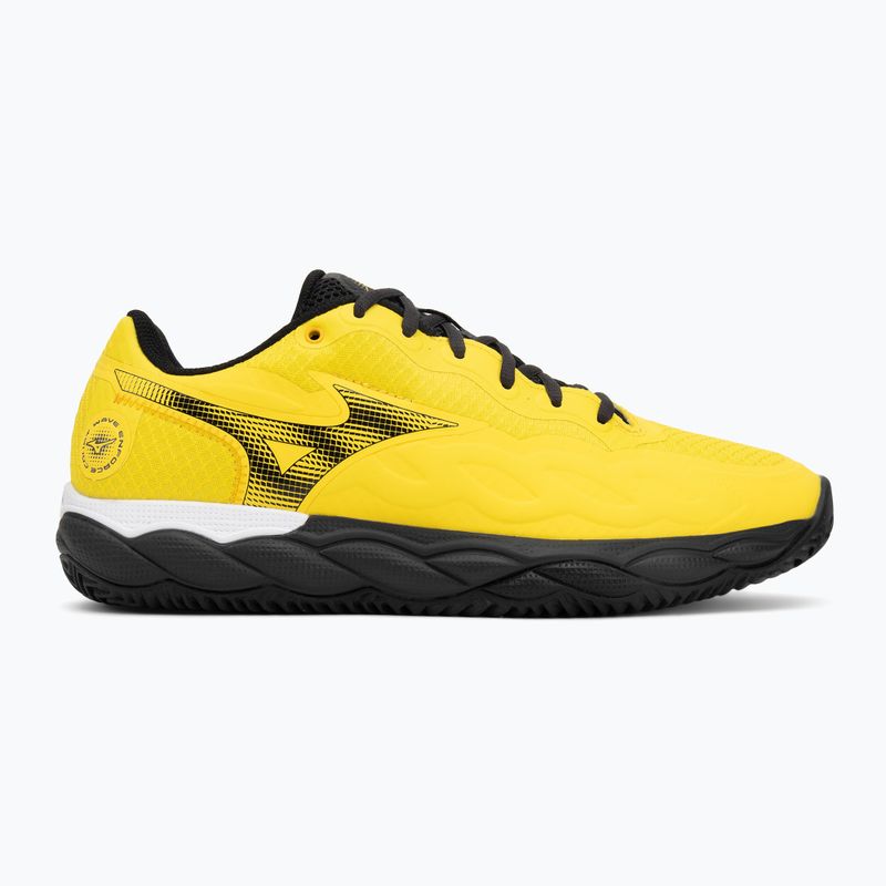 Buty do padla Mizuno Wave Enforce Court Padel Vibrant yellow/black/black sand 2