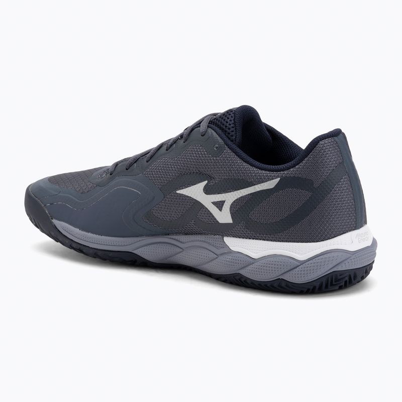 Buty do tenisa Mizuno Wave Enforce Court CC odyssey gray/white/blue granite 3
