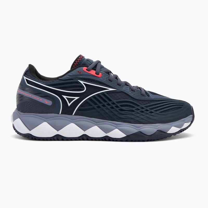 Buty do tenisa Mizuno Wave Enforce Tour 2 CC odyssey gray/white/blue granite 2
