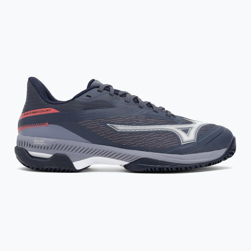 Buty do tenisa Mizuno Wave Exceed Court CC odyssey gray/white/blue granite 2