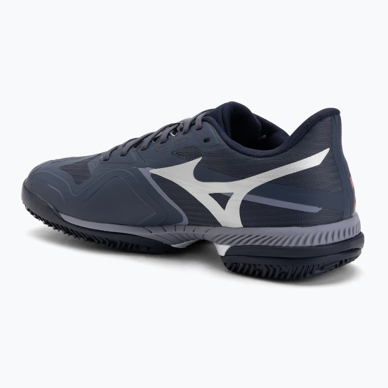 Buty do tenisa Mizuno Wave Exceed Court CC odyssey gray/white/blue granite 3