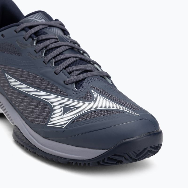 Buty do tenisa Mizuno Wave Exceed Court CC odyssey gray/white/blue granite 7