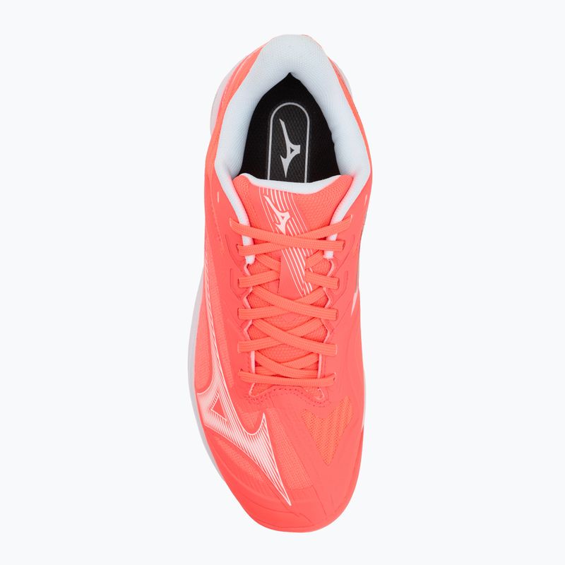 Buty do tenisa damskie Mizuno Wave Exceed Court CC W calypso coral/white/barely pink 5