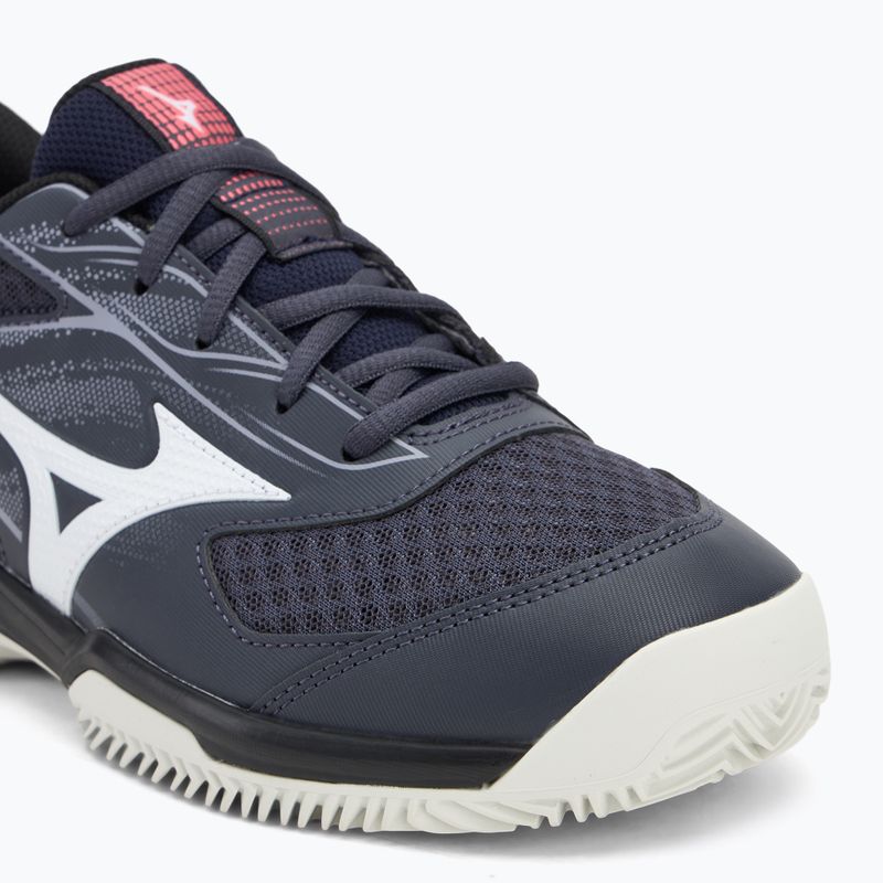 Buty do tenisa Mizuno Break Shot 5 CC odyssey gray/white/blue granite 7