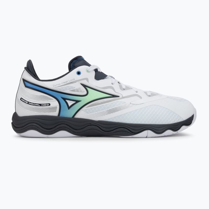 Buty do tenisa Mizuno Wave Medal Neo white/neo mint/india ink 2