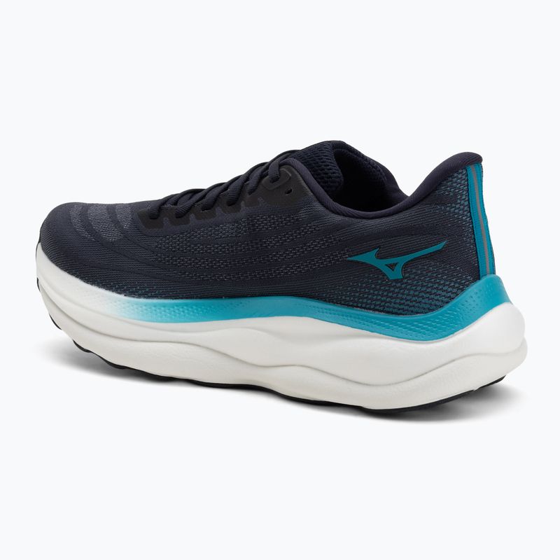 Buty do biegania męskie Mizuno Wave Sky 9 baritone blue/citrus/capri breeze 3