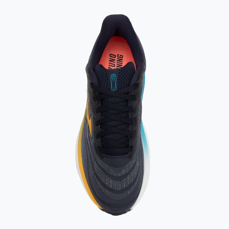 Buty do biegania męskie Mizuno Wave Sky 9 baritone blue/citrus/capri breeze 5