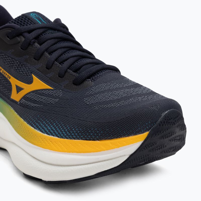 Buty do biegania męskie Mizuno Wave Sky 9 baritone blue/citrus/capri breeze 7