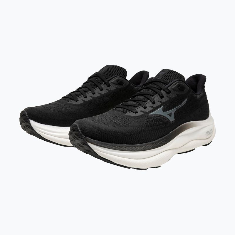 Buty do biegania męskie Mizuno Wave Sky 9 black/metallic gray/black sand 8