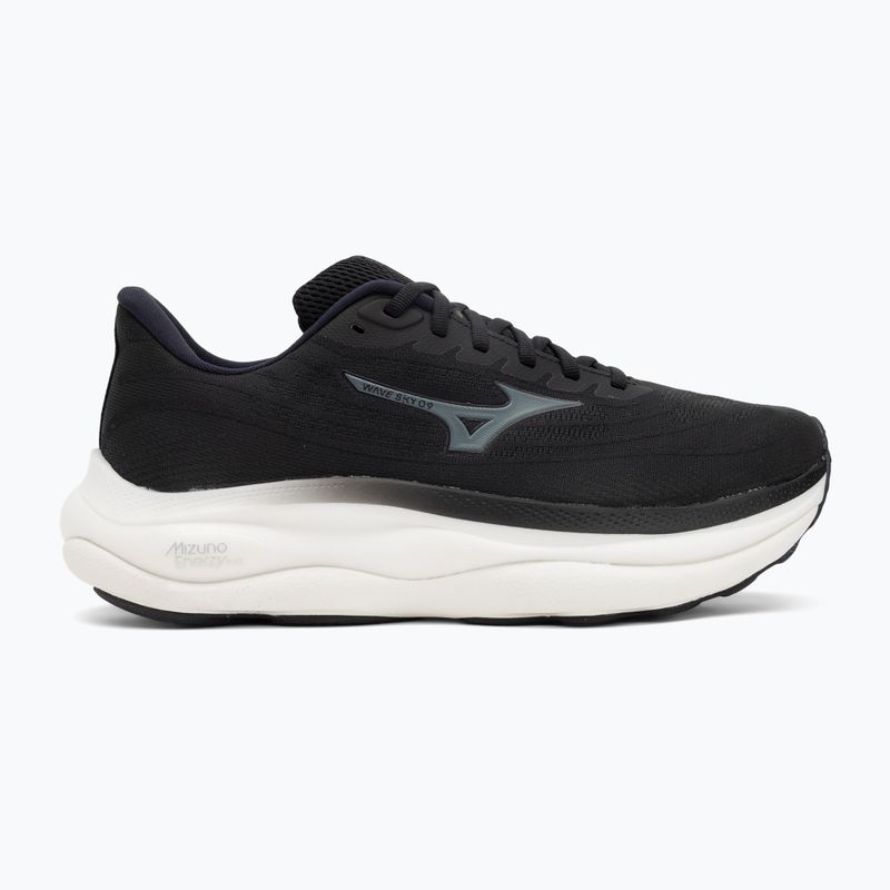 Buty do biegania męskie Mizuno Wave Sky 9 black/metallic gray/black sand 2