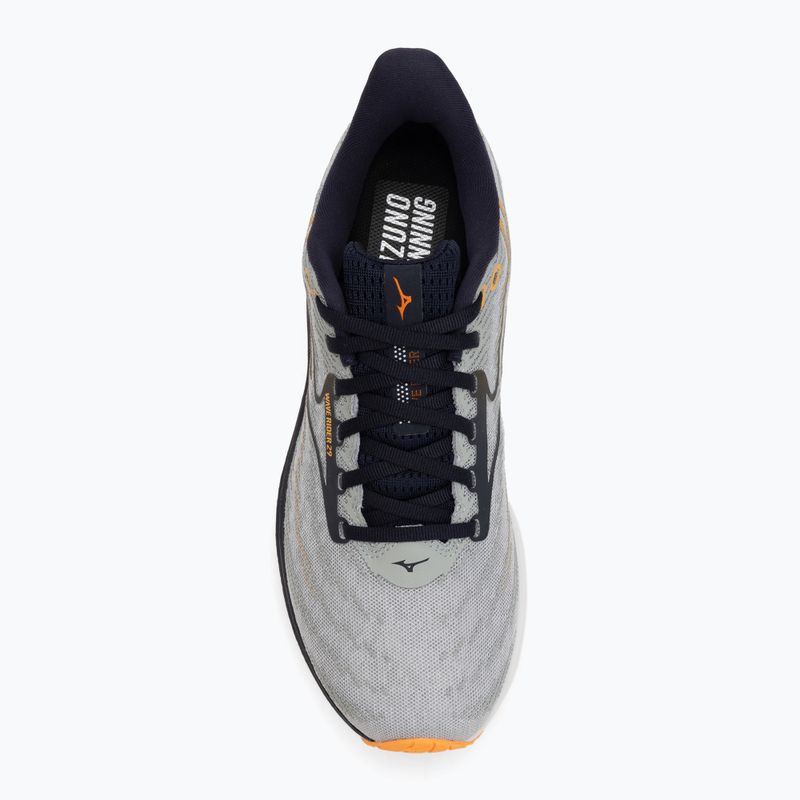 Buty do biegania męskie Mizuno Wave Rider 29 harbor mist/baritone blue/tang orange 5