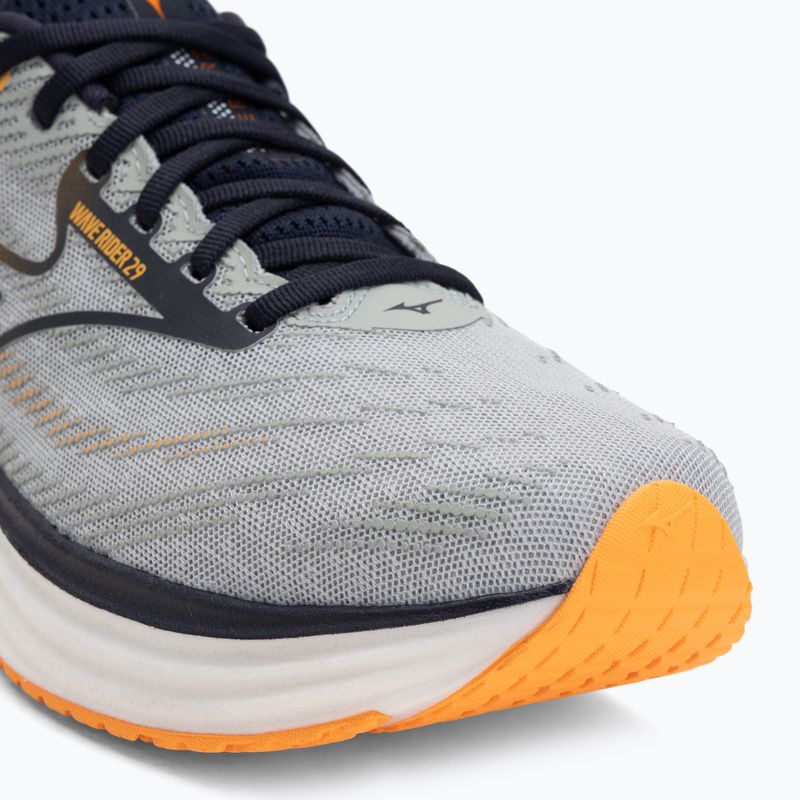 Buty do biegania męskie Mizuno Wave Rider 29 harbor mist/baritone blue/tang orange 7