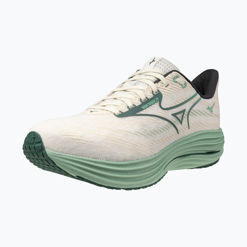 Buty do biegania męskie Mizuno Wave Rider 29 white/bistro green/creme de me 3