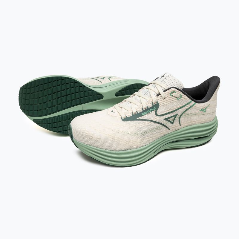 Buty do biegania męskie Mizuno Wave Rider 29 white/bistro green/creme de me 8