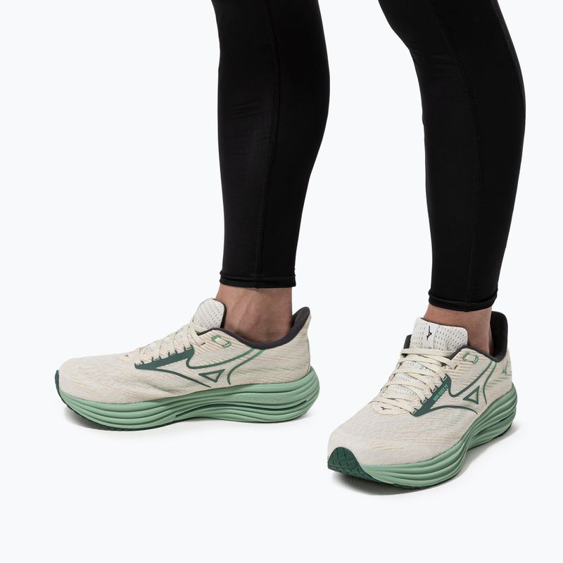 Buty do biegania męskie Mizuno Wave Rider 29 white/bistro green/creme de me 10