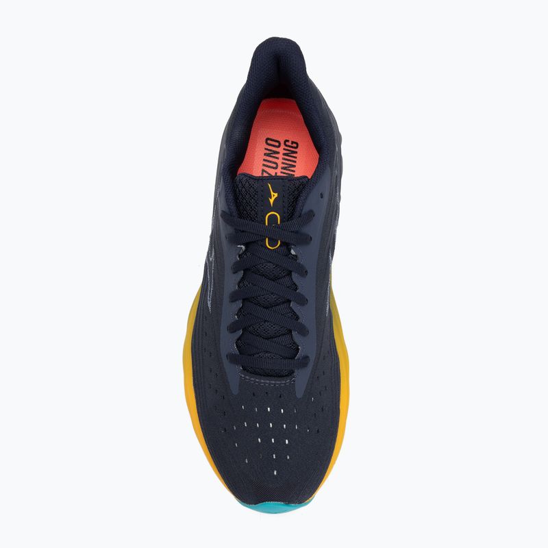 Buty do biegania męskie Mizuno Wave Skyrise 6 odyssey gray/icelandic blue/citrus 5