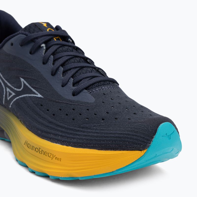 Buty do biegania męskie Mizuno Wave Skyrise 6 odyssey gray/icelandic blue/citrus 7