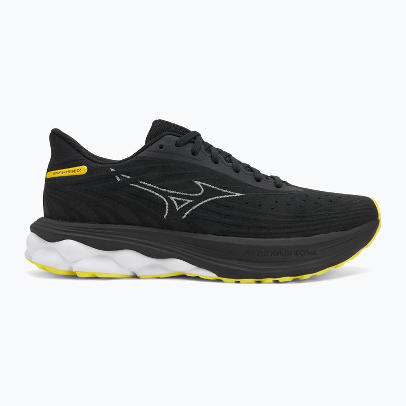 Buty do biegania męskie Mizuno Wave Skyrise 6 black/harbor mist/lemon tonic 2