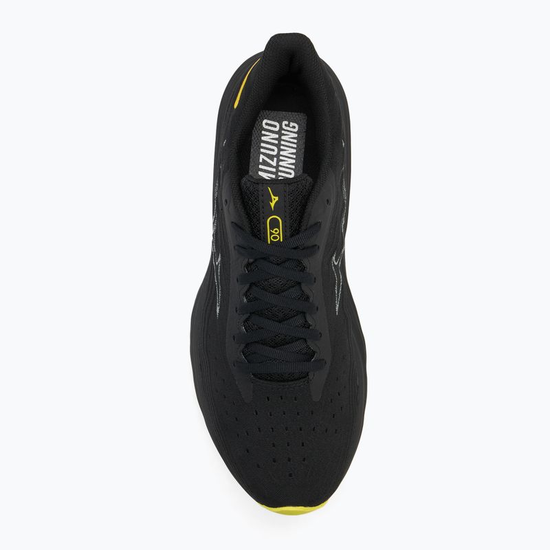 Buty do biegania męskie Mizuno Wave Skyrise 6 black/harbor mist/lemon tonic 5